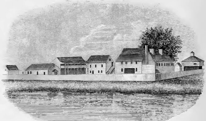 The rebuilt Fort Dearborn, 1816