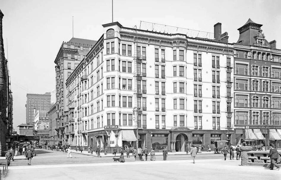 Vue vers l'ouest depuis Grant Park, 1905