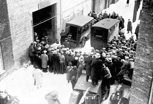 Le lieu du massacre de la Saint-Valentin, 1929