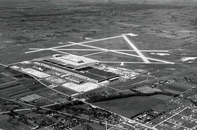 Usine de bombardiers Douglas C-54, 1943