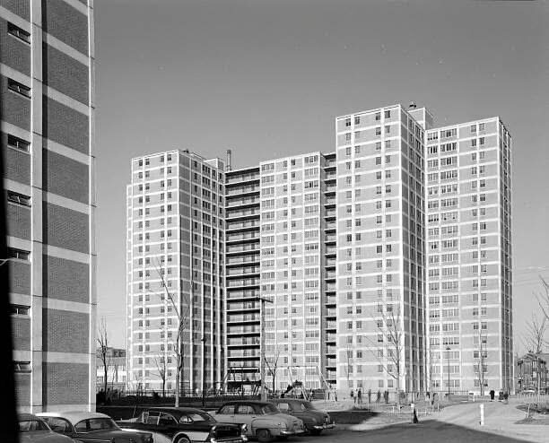 Cabrini-Green high-rise apartments, 1958