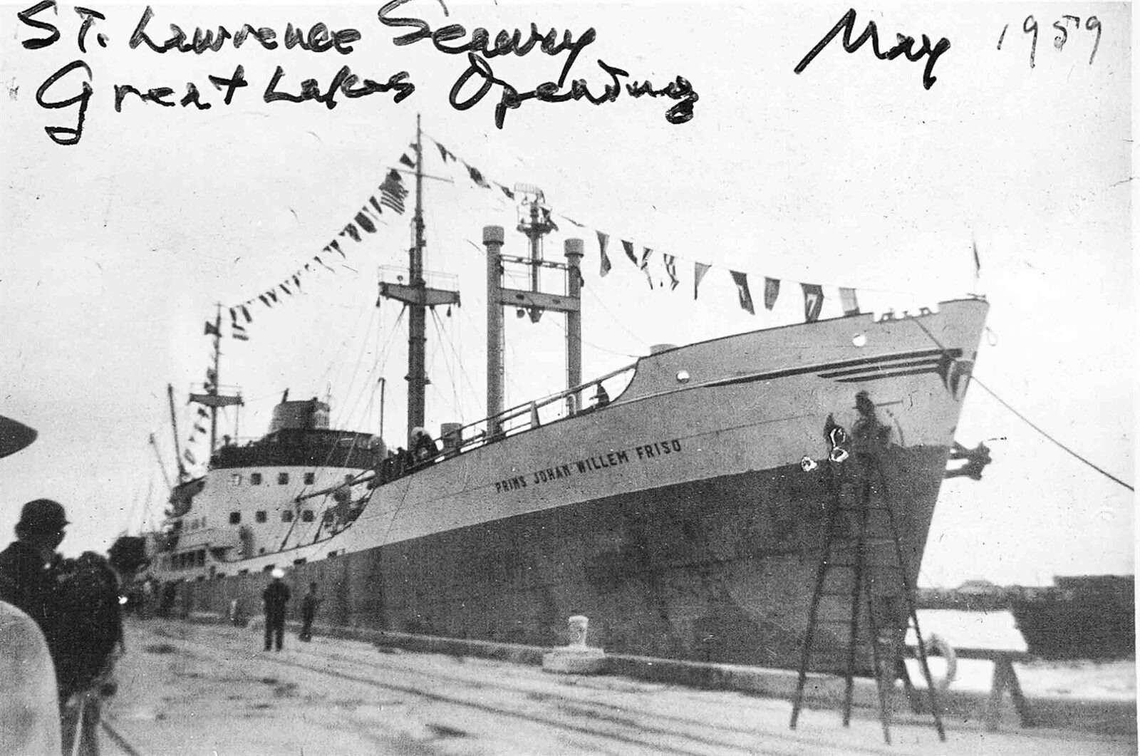 St. Lawrence Seaway opening ceremonies at Navy Pier, 1959
