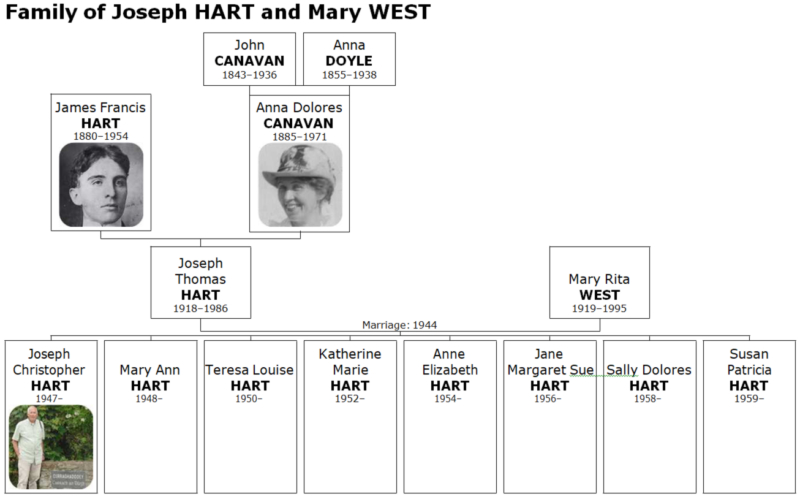 Hart Family Tree - Bowe Family