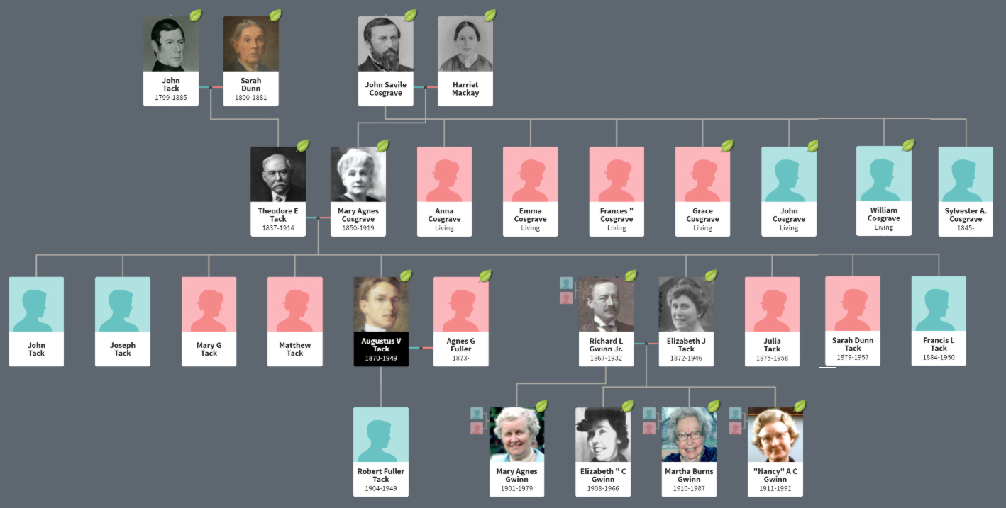 Tack Family Tree - Bowe Family