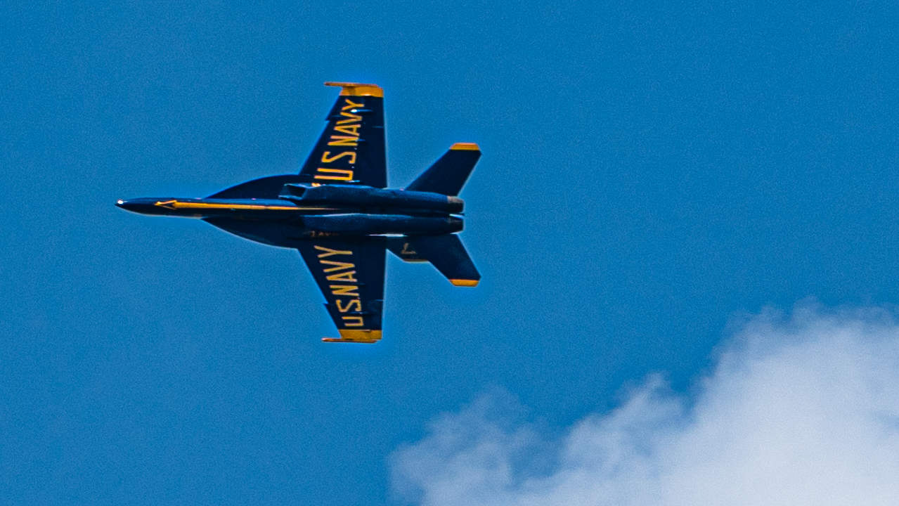 The Navy Blue Angels Practice