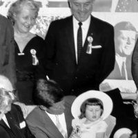 Mary Gwinn Bowe with John F. Kennedy