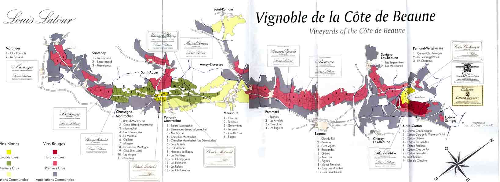 Cote-de-Baunne Map