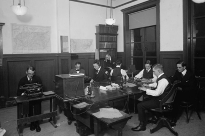 Early Washington DC Office of United Press