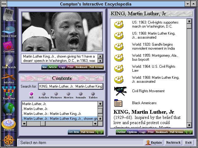 Comptons ML King Article