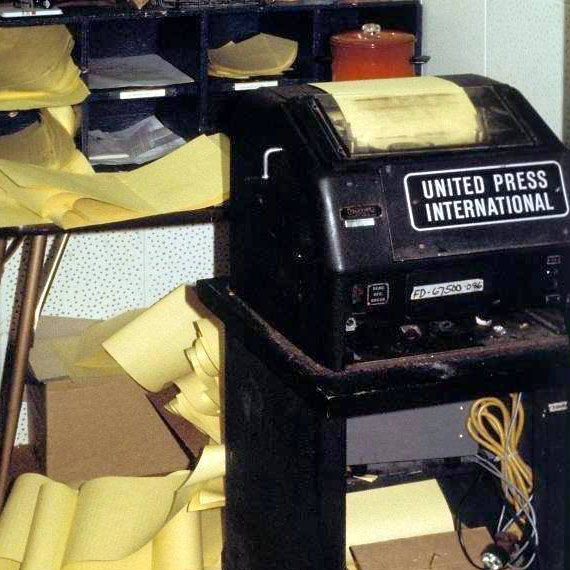 UPI Teletype Machine