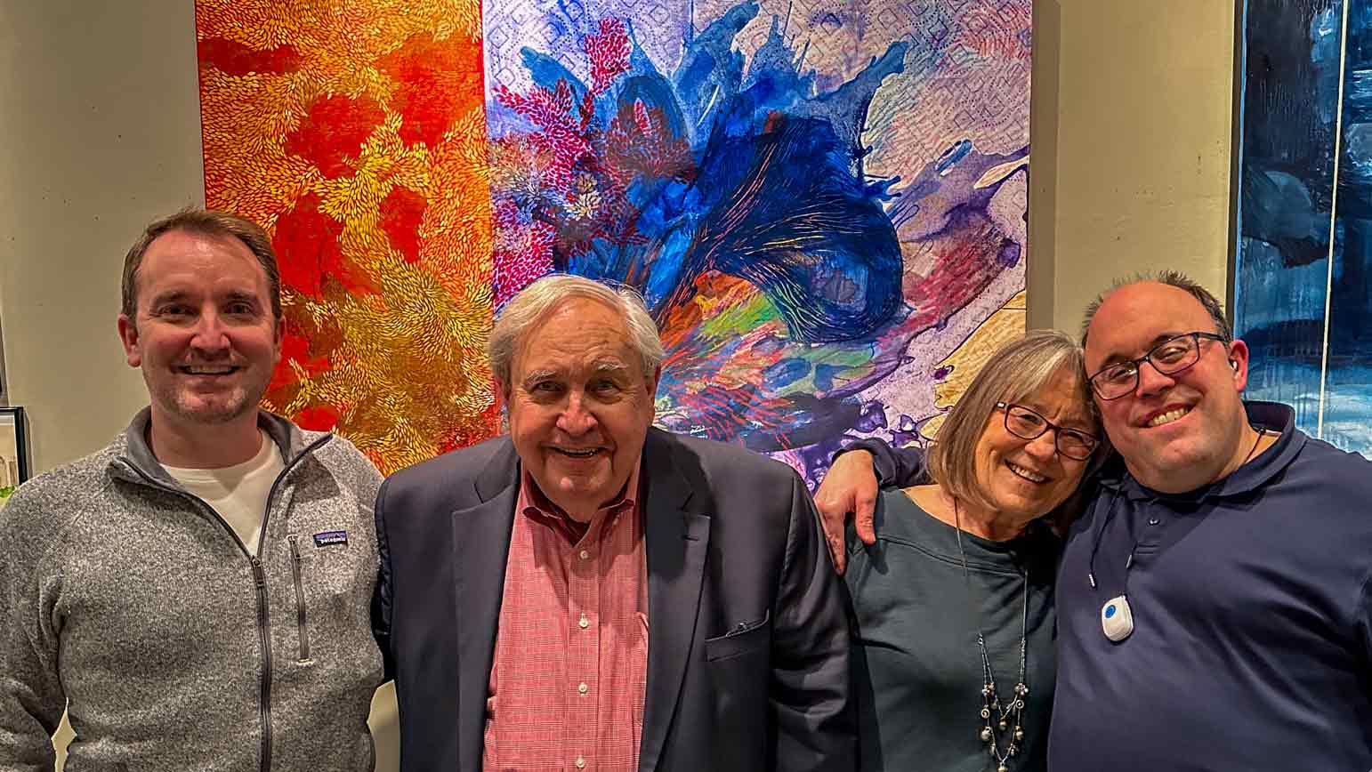 Pat, Bill, Cathy and Andy Bowe at The Cliff Dwellers