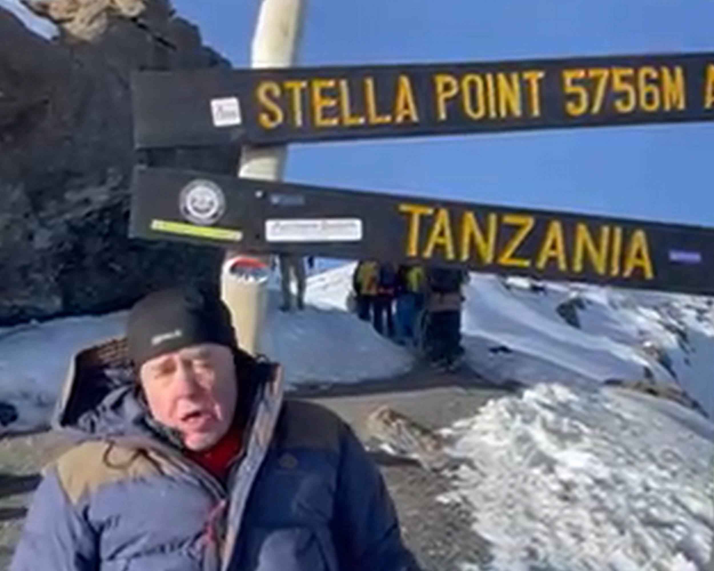 Austin Lynch Climbs Mt. Kilimanjaro in Tanzania, Africa