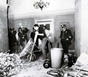 Capitol bomb debris being cleared