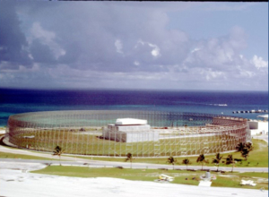 Kwajalein radar repurposed as a golf driving range