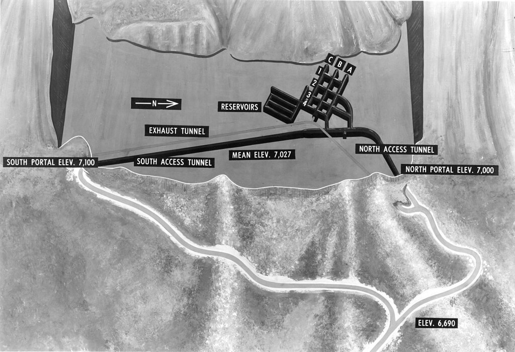 NORAD Complex Map