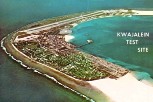 Kwajalein Missile Test Site postcard