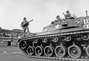 1967 Federal troops during the Detroit riots (AFP)