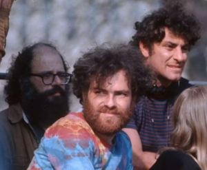 Alan Ginsberg, Jerry Rubin, and Abbie Hoffman