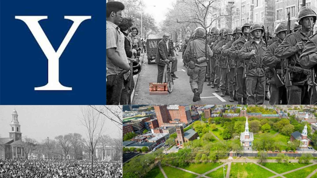 Yale Black Panther war protest in New Haven
