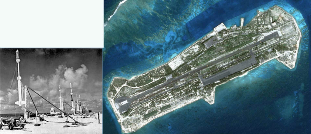 Johnston Atoll sounding rockets in missile tests