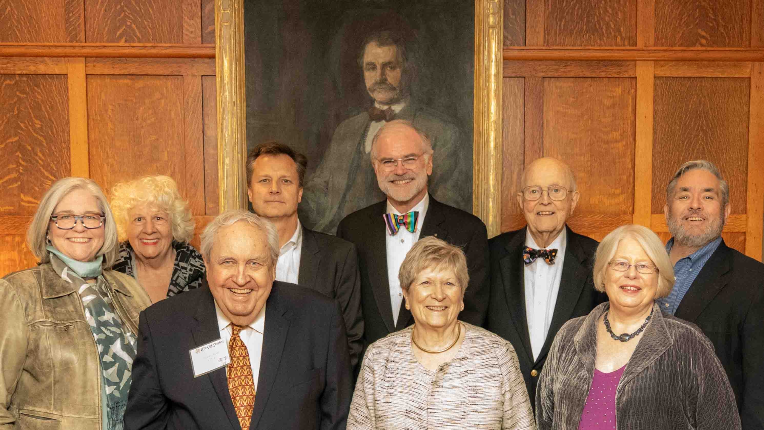 Past Presidents of The Cliff Dwellers: Anne Sullivan, Eve Moran, Bill Bowe, Ben Johnson, Charlie Hasbrouck, Carla Funk, Walker Johnson, Leslie Recht, Brian Bernardoni