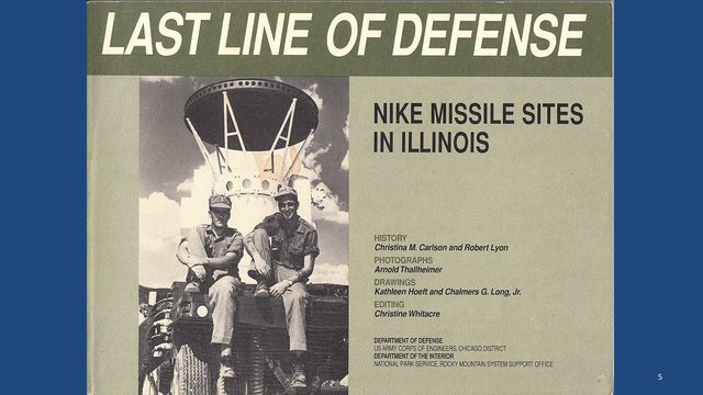 Diapositive 5 : Dernière ligne de défense : les sites de missiles Nike dans l’Illinois