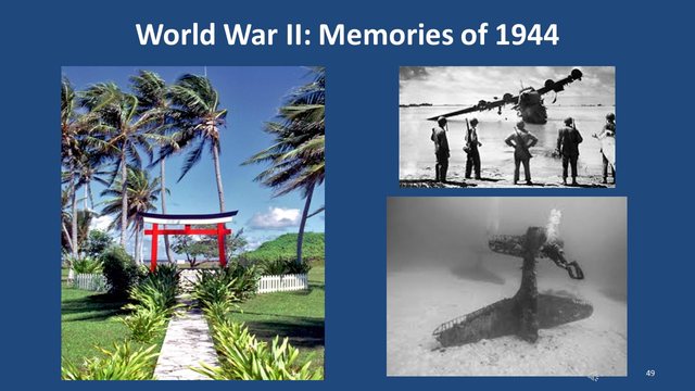Diapositive 49 : Seconde Guerre mondiale : souvenirs de 1944