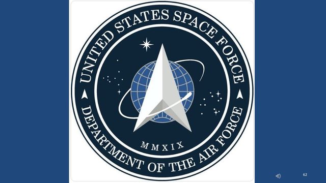 Diapositive 62 : Sceau de la Space Force des États-Unis